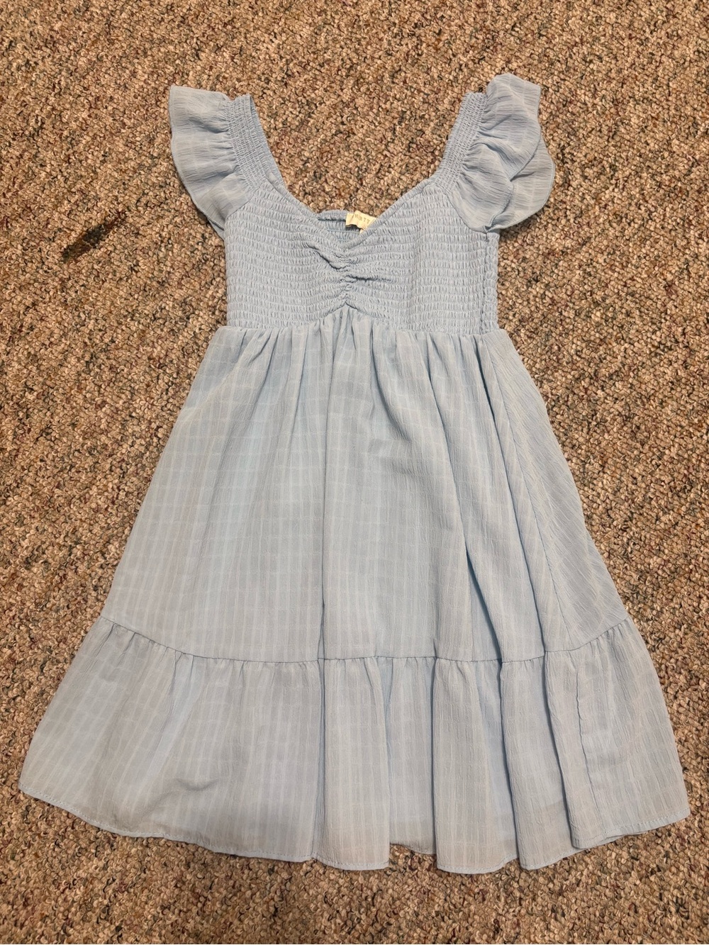 Light Blue Thirt Thiry Mini Dress